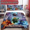 3pcs Duvet Cover Set (1*Duvet Cover + 2*Pillowcase, Without Core), Custom Name Ninjago Pattern Bedding Set, Home Bedroom Decor Gift