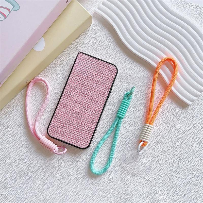 Handy-Lanyard-Gurt zum Aufhängen, Kettenring, Kordel mit Patch, Handschlaufe für Handyhülle, Seil, Schlüsselanhänger