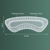 Soft Invisible Heel Pad 2cm Anti Slip Abrasion Resistant Cushion Massage for Men and Women Sneakers Casual Shoes