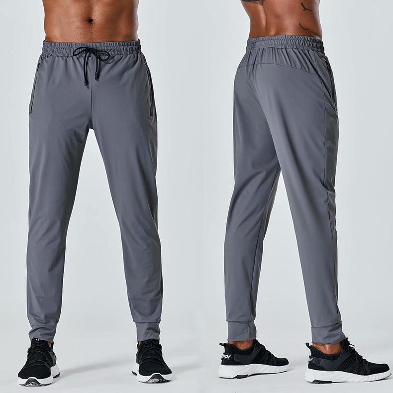 Men's Quick-Drying Tapered Joggers for Spring/Autumn - Running & Fitness Pants