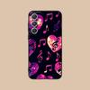 Musical Note Staff Mobile Phone Case for Samsung Galaxy S26 S25 S24 S23 S22 S21 S20 Note20 Plus FE Ultra Colorful Cover Cover