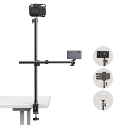 SmallRig Stolní držák, Rameno na stůl s 360° kulovou hlavou, Stojanový držák pro fotoaparáty, Mobilní telefony, Světla a Mikrofony, 4938