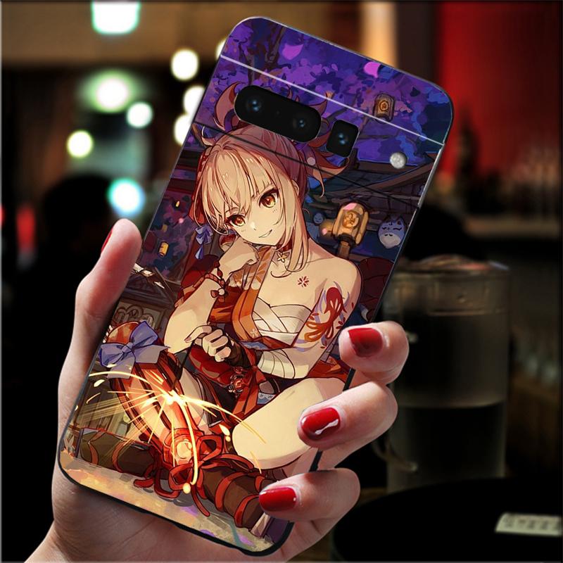 Phone Case For Google Pixel 10 Pro XL 9 Pro XL 9A 8 7 6 Pro Pixel 8A 7A 6A Pixel 8 7 6 5 Genshin Impact Game Yan Fei