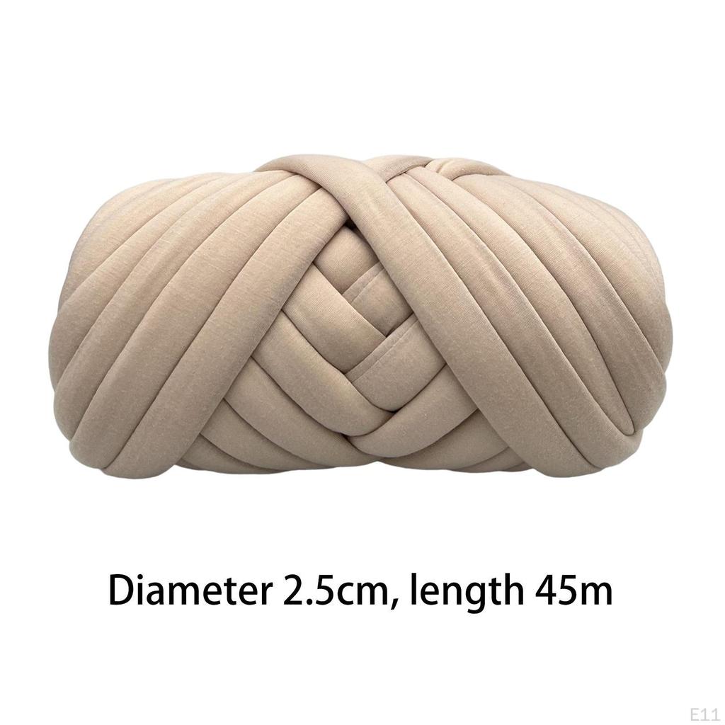 Chunky Yarn, Breathable Soft Polyester Durable Hand Knitting for Blanket Crocheting Pillow Tapestry