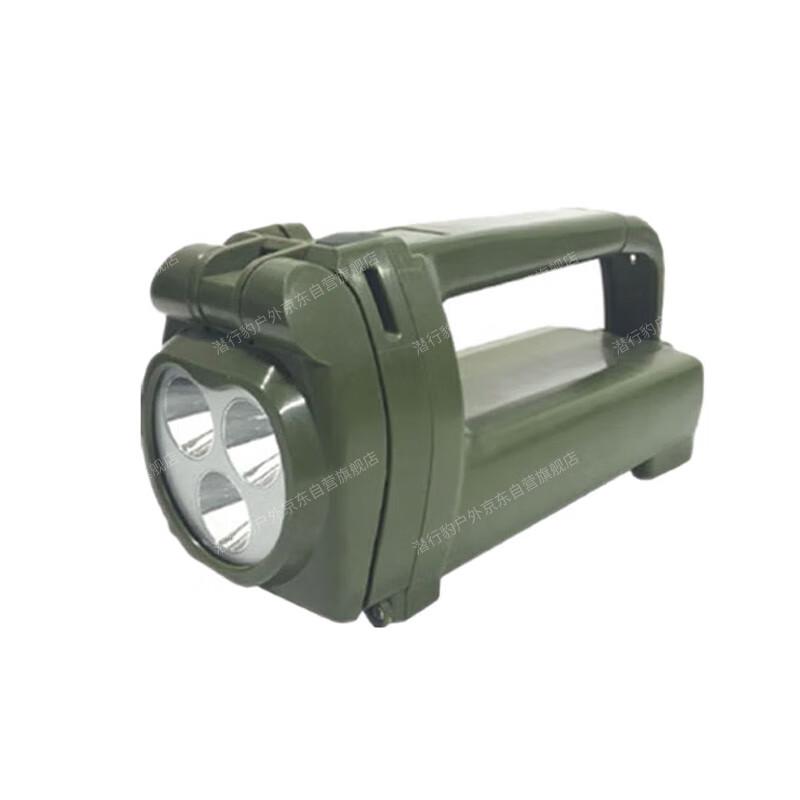 Stealth Leopard Hand-Crank Rechargeable LED Searchlight
