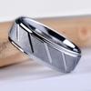 Men Matte Geometric Band Finger Ring Wedding Engagement Jewelry Gift