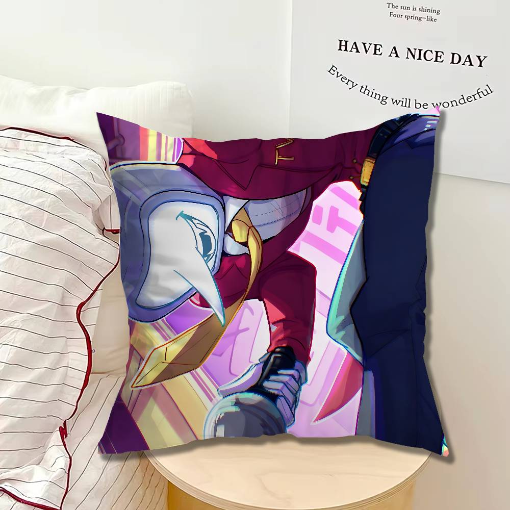 Spamton Game DDeltarune Pillow cases Organic Linen Pillow Case DoubleSided Print Cushion Cover for Sofa Home Decor Gift