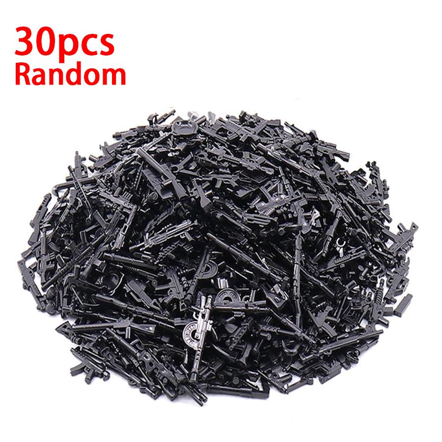 

30/50pcs Miniature Military Model Building Block Accessories Frag Grenade Sniper Rifle Decorative Ornament XJM
