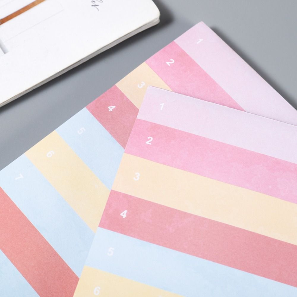 50 Sheets Multicolors Rainbow Sticky Notes Rainbow To Do List Notepad  School