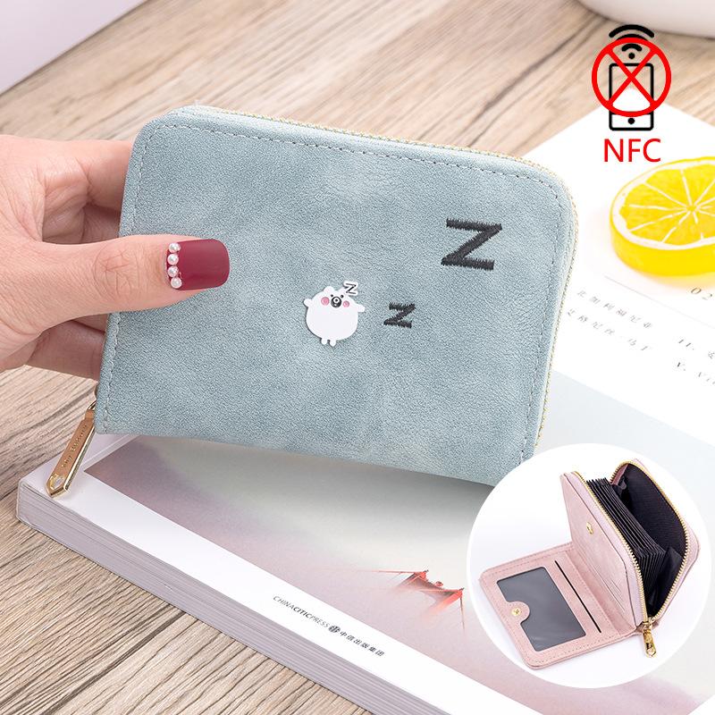Wallet women's short card bag integrated bag new Korean version fashionable cute small fresh student folding zipper change bag