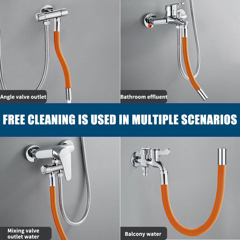 1ks prodlužovací trubka vodovodního kohoutku, univerzální prodloužená vodovodní trubka, prodlužovací trubka proti stříkající vodě