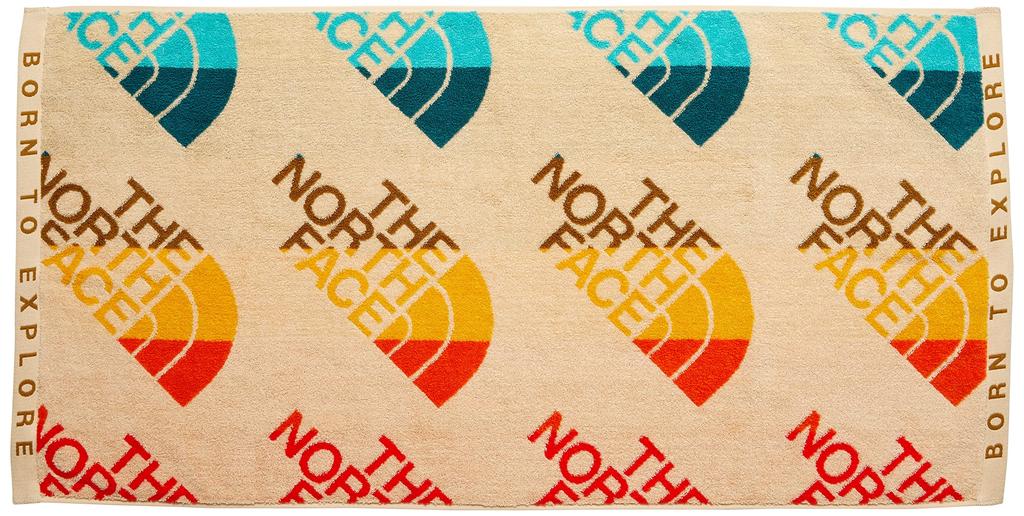 The North Face Mountain Rainbow Towel Unisex Baby Imabari Logo Free Size L, Towel, Towel, Antibacterial, Sports, Running, Outdoors, Camping, Pattern,