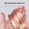 Flexible Red Copper Braided Grounding Strap - Tinned Copper, 4-25 sq mm Options