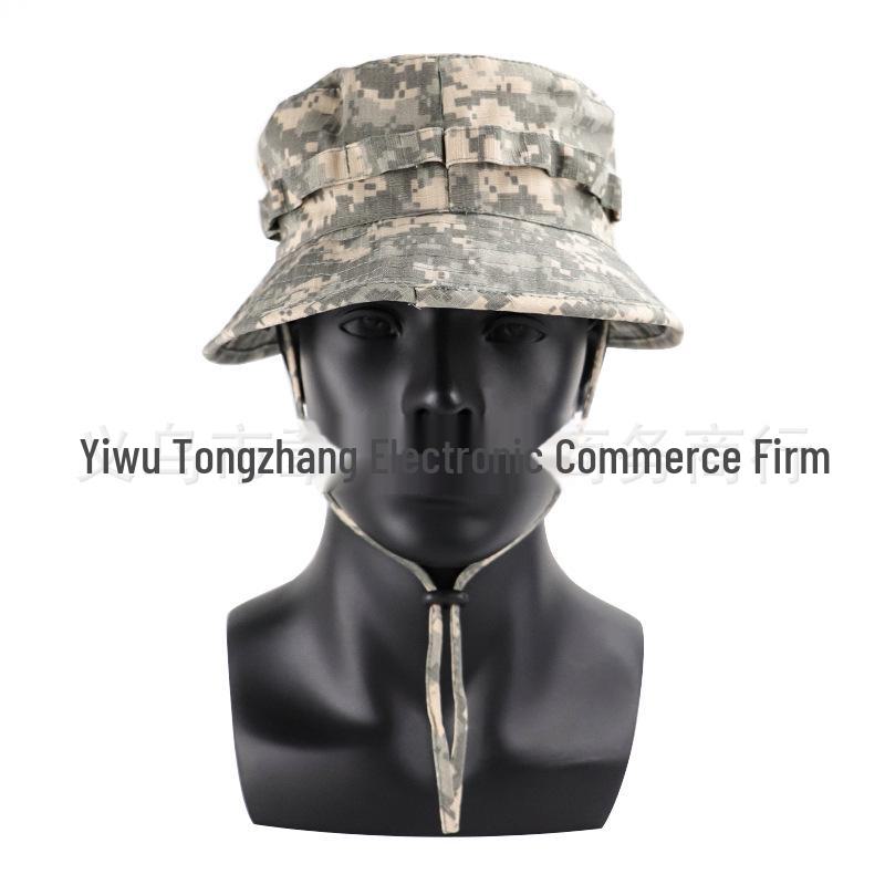 Męski Kapelusz Przeciwsłoneczny Outdoorowy Kamuflażowy - Styl Rybacki, Górski i Typu Basin