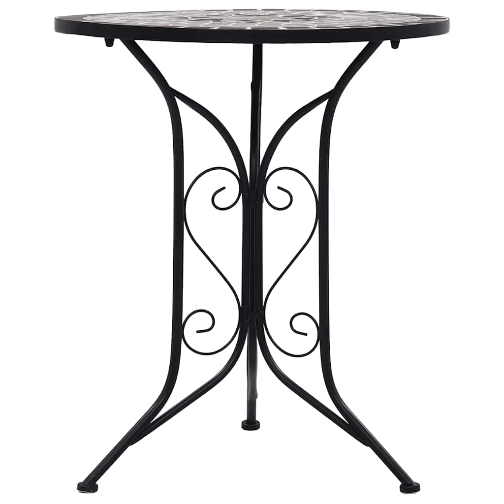 Vidaxl Mosaic Bistro Table Grey 60Cm Ceramic - Bild 2