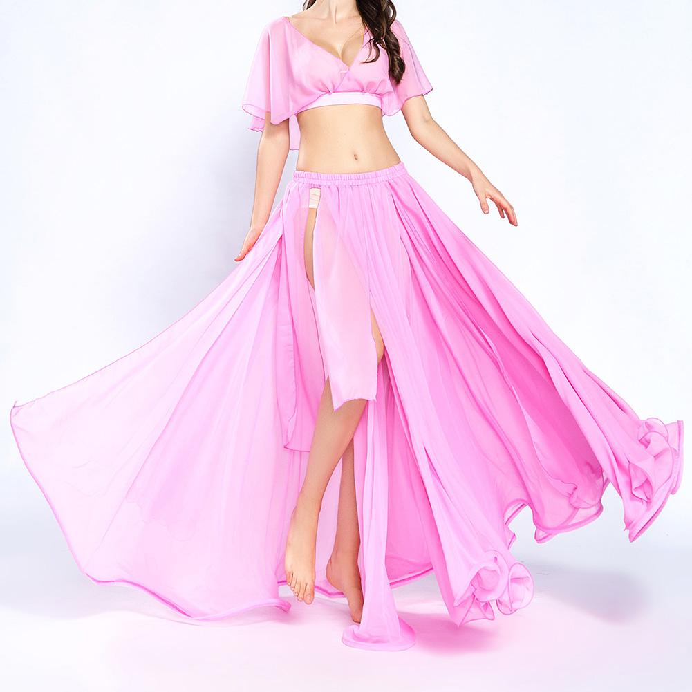 Women's Belly Dance Skirt Large Skirt Swing Summer New Style Sexy Eastern Dance Long Dress Beginner Friendly Royal Smeela