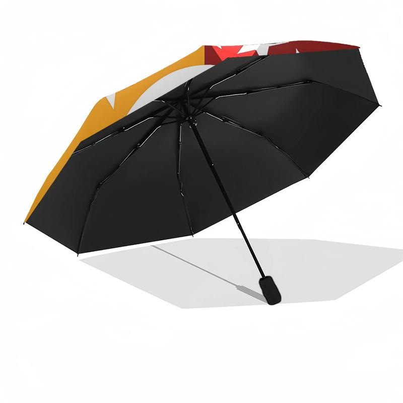 Galatasaray, Logo Automatisches Öffnen und Schließen, 8 Rippen Struktur Tragbarer Regenschirm, Geeignet für Männer und Frauen bei allen Wetterbedingungen Perfektes Geschenk