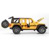 Jeep Wrangler Rubicon 1:22 Schaal Die-cast Metaallegering Pull-back Auto Model, Zwart