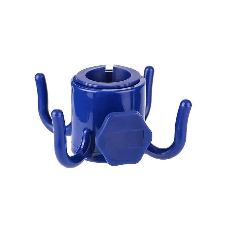 

Крючок для зонта от солнца, устойчивый, портативный, износостойкий, многофункциональный, экономящий место, многоцветный пластиковый крючок для пляжного зонта, уличное оборудование blue-1pc