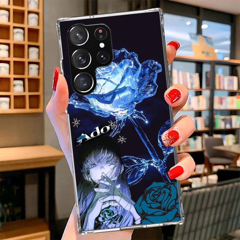 Ado Kyogen X Uta Phone Case For Samsung Galaxy S26 S25 Edge S24 Ultra S23 S22 Plus S21 S20 FE Soft Fundas Shell Galaxy S25 S24 S