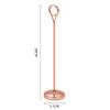 Cute Stainless Steel Round Photo Clip Elegant Note Clamp Stand  Restaurant Table