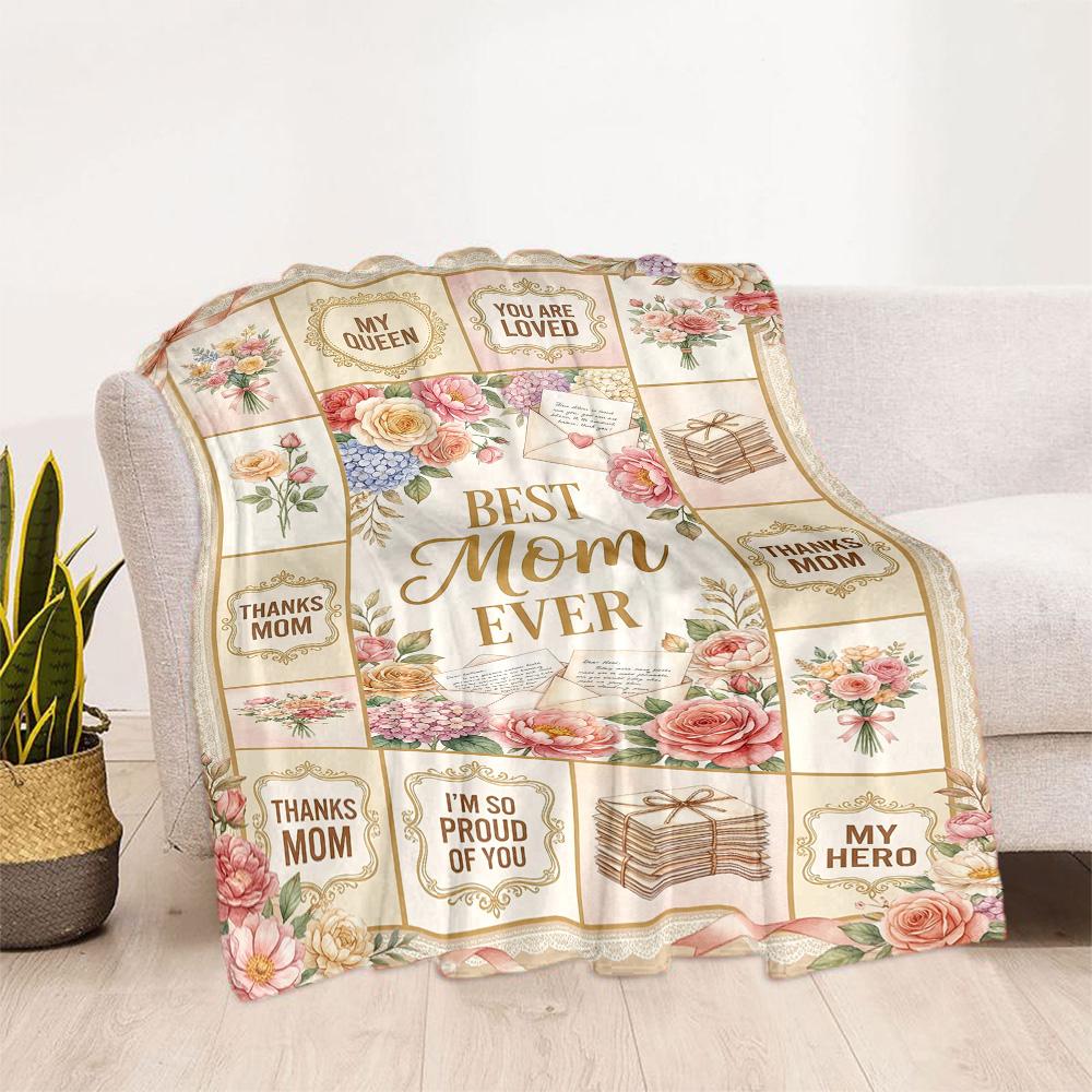 Mother's Love And Sunshine Blanket Suitable for Sofas,travel, Living Rooms Also a Good Gift for Friends and Family Suitable for All Seasons.