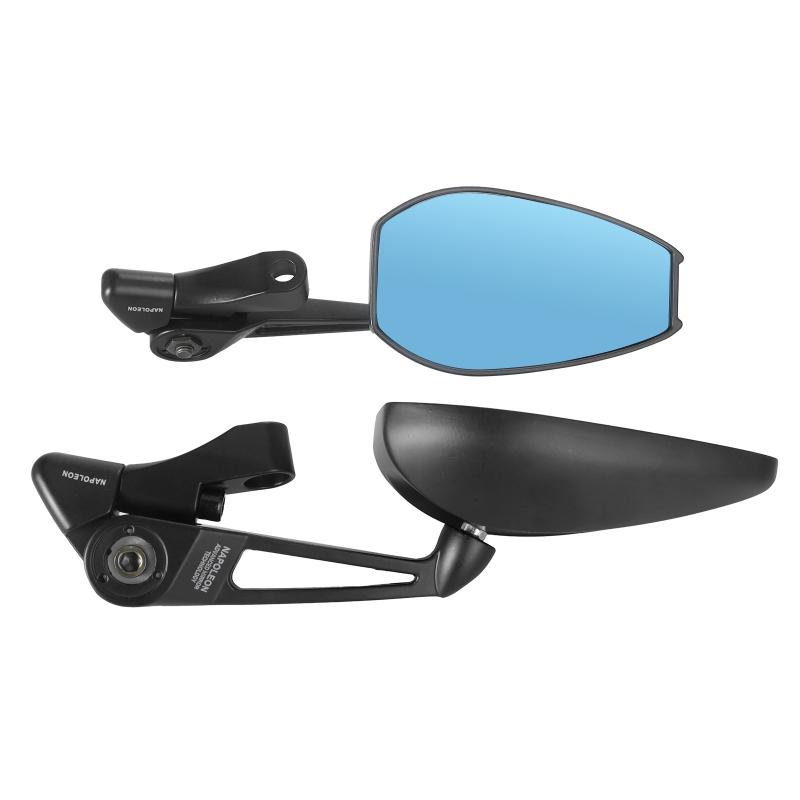 Universal Motorcycle Rearview Mirror Easy to Clean Anti-Glare Modification Side Mirror for Scooter E-Bike Long Trip