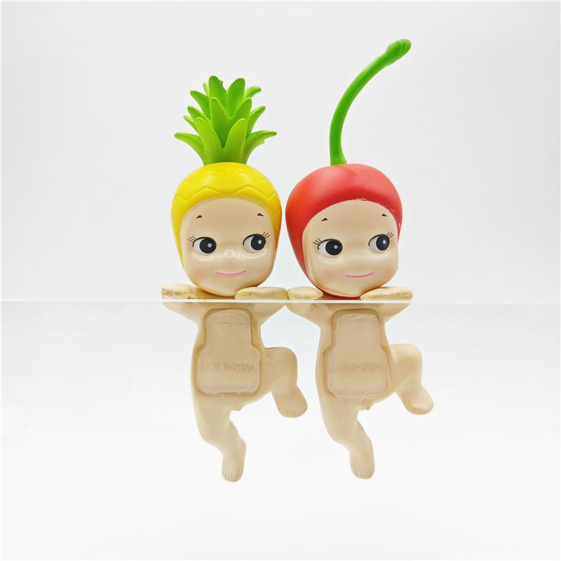 Cute Papa Angel Pvc Figurine Fruit Harvest Collection Blind Box Mobile Accessories