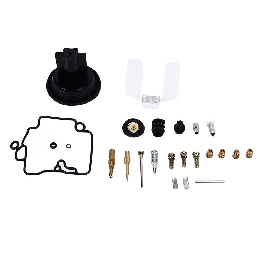 25-piece Carburetor Rebuild Kit with Jet Needle Nozzles, Replacement for KT CVK24 with Accelerator Pump, Complete Components for Maintenance