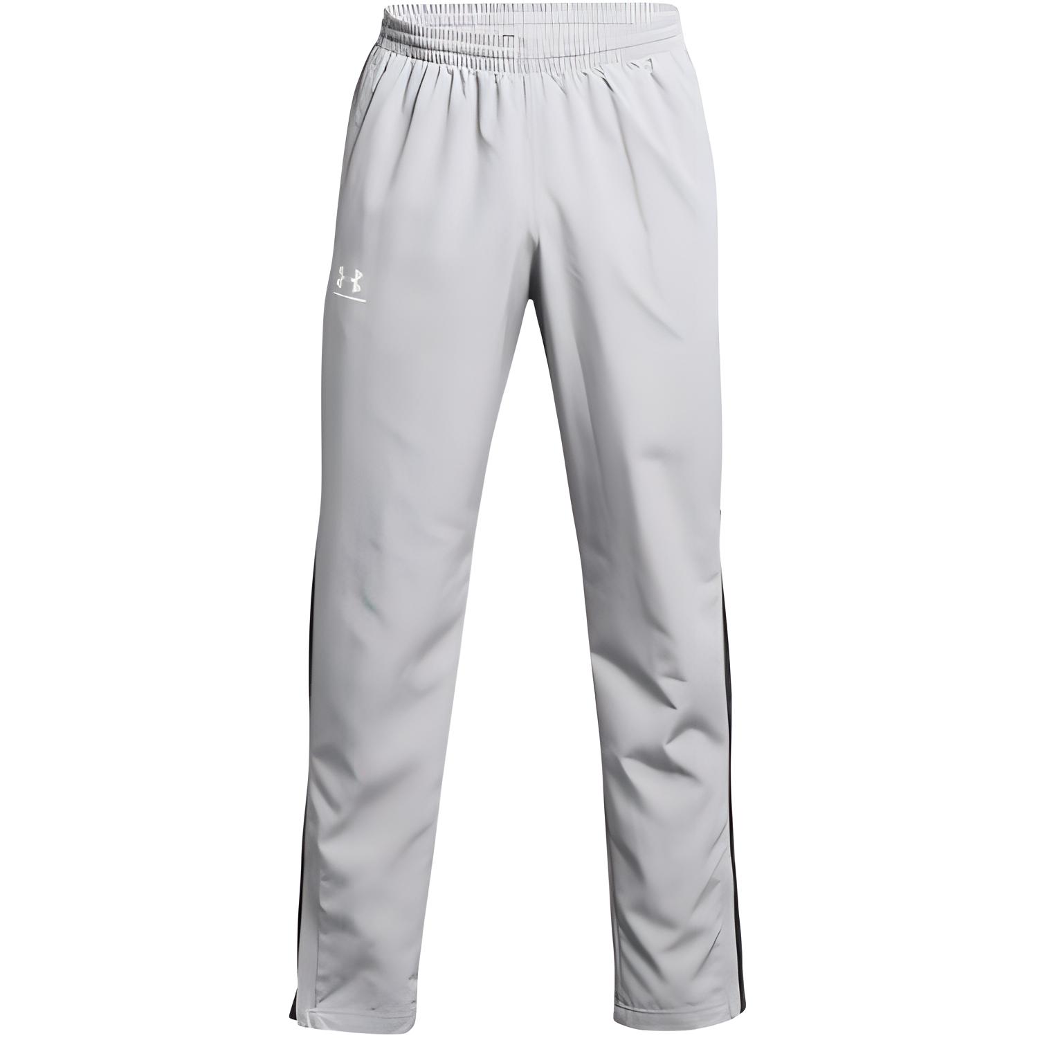 Under Armour Logo Print Elastic Waist Straight Leg Casual Pants Men Gray 1352031-013 S