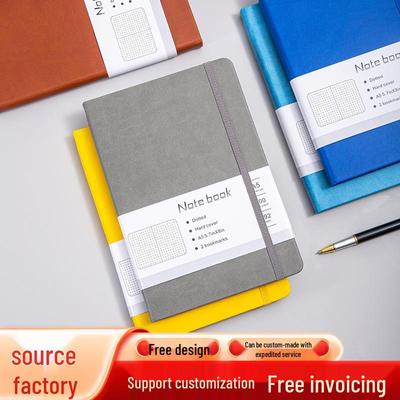Customizable A5 Dot Matrix Notebook with Elastic Band - Minimalist Business Diary for Meetings