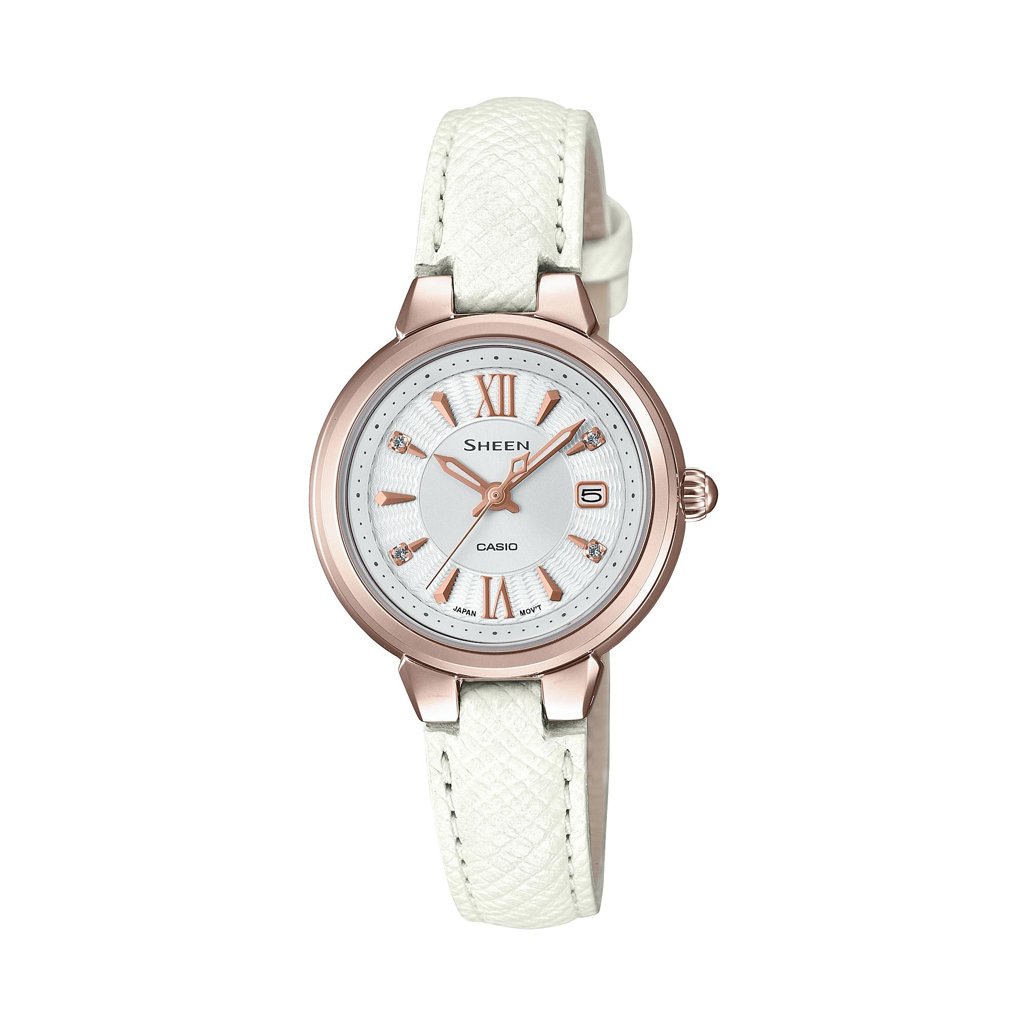 

Casio Men s Analog Quartz Watch SHE-4054CGL-7A белый