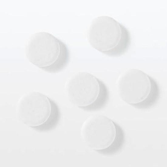2 bags Muji Toothpaste Tablets Lemon 20 pieces (10g) Chewable foaming Mouthwash Portable Oral Care Bad Breath Disaster Preparedness Evacuation
