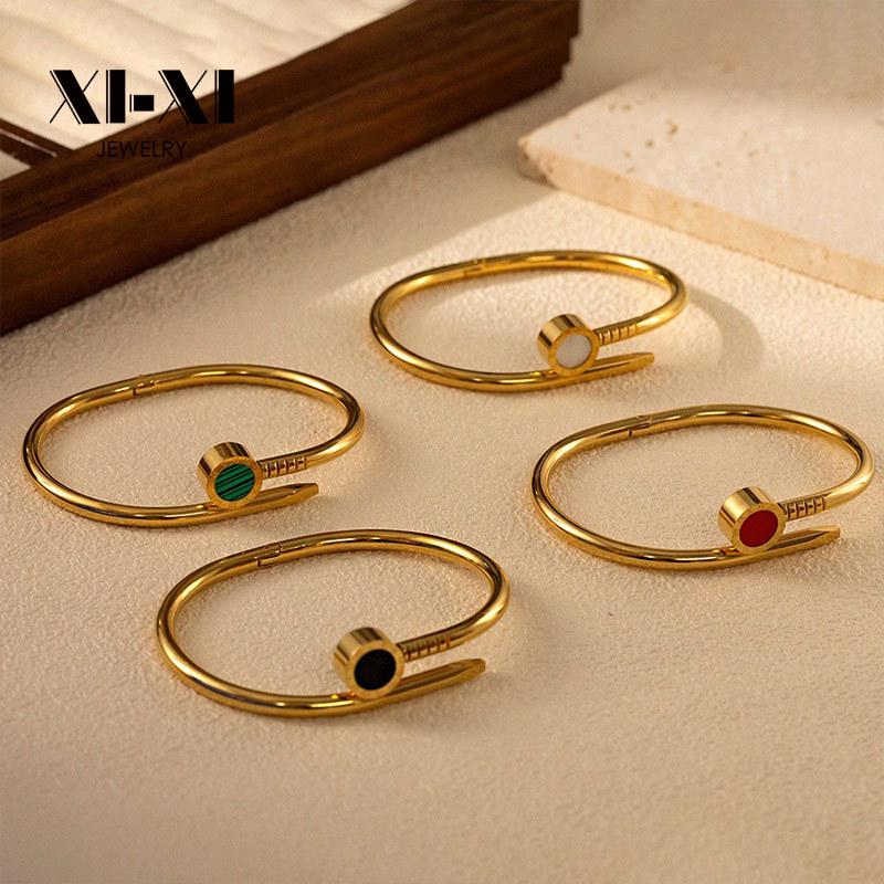 Roman Numeral Inlaid Stainless Steel Stone Bracelet - High-End Fashion Design