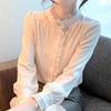 New 2024 Fashion Winter Long Sleeve Stand Collar Velvet Blouse Shirt Women Tops Blouses Shirts J774