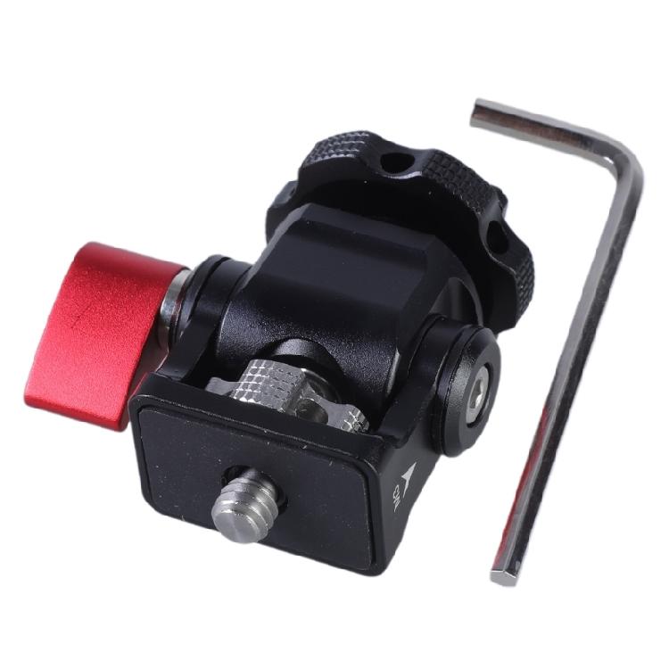 Professional Camera Monitors Mounting Solution with 360 Rotary 180 Tilt and Quick Lock Monitors Holder Bracket Rack