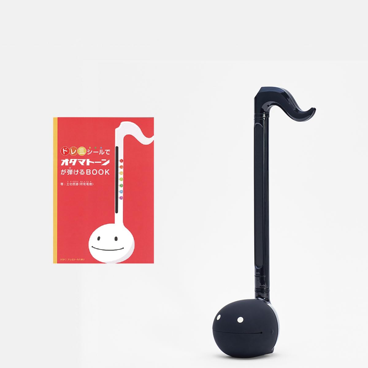 Maywa Denki Otamatone neo Black with sheet music for anyone to 10th Anniversary Model [Set Otamatone-specific play]