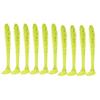 10/30/50Pcs Fishing Lures Soft Baits with T-Tail Vibrant Color Tear-Resistant Reusable Flexible Soft Artificial Lures Fake Baits