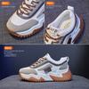Fashion Women Fashion Chunky Sneakers Women Autumn New Lace Up Casual Platform Sports Shoes Female Thick Bottom High Heels Sneakers