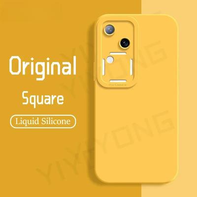 Para Funda VivoV30 Cubierta de Silicona Líquida Suave Para VIVO V30 V40 Pro V30Pro V40Pro VivoV40 5G Fundas de Teléfono a Prueba de Golpes