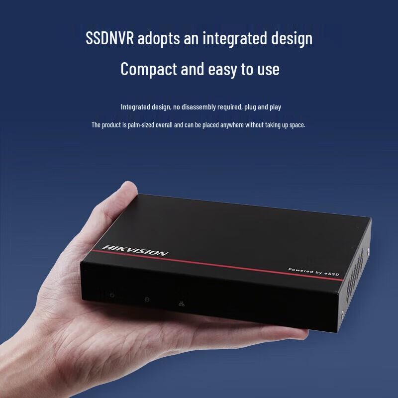 

Hikvision DS-7804N-F1/4P/SSD-1T 4-Channel PoE NVR with 1TB SSD