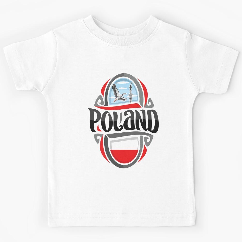 Poland Polish Poland Raised Me Kids T-Shirt 140