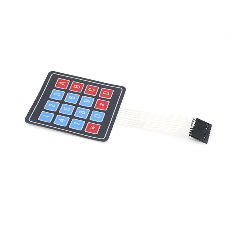 16-Key 4x4 Membrane Matrix Keypad for Arduino