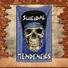 Suicidal Tendency Band Party Flag Polyester Printed Flag Banner Tapestry for Garden Garage Decoration Concert Flag