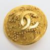 Used CHANEL Earring COCO Mark Metal 23.3g Gold Plating