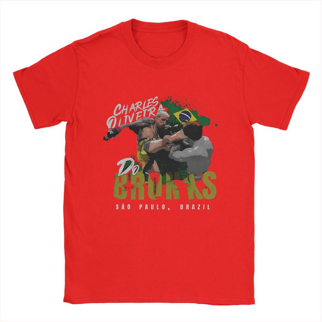 Charles Oliveira Do Bronxs Brazil Boxer T Shirt Merchandise Men Women's Pure Cotton Creative T-shirt Short Sleeve Clothes Summer