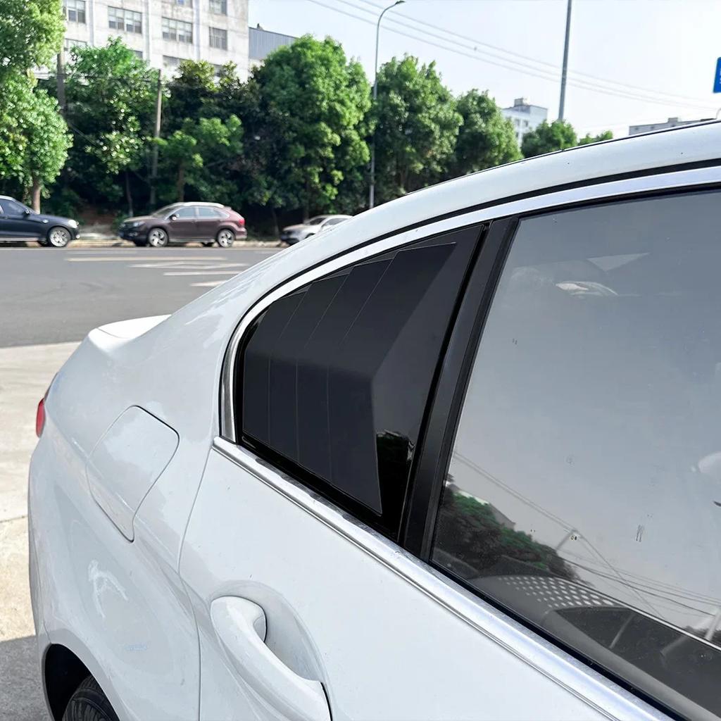 Rear Window Louvers Shutters Blinds Cover Trim For BMW 5 Series F10 525i 530i 2011 2012 2013 2014 2015 2016 2017 Car Accessories