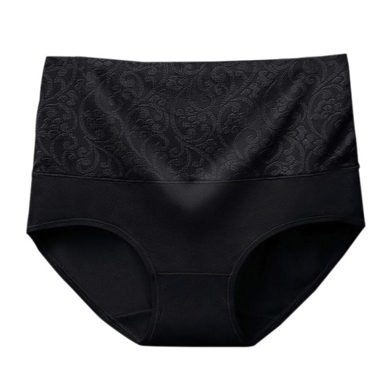 Women High Waist Tummy Control Cotton Briefs