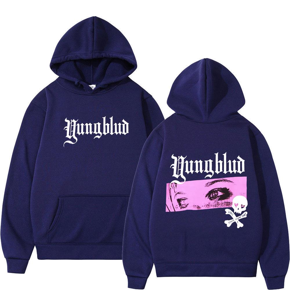 Yungblud Глаза Модные Графические Худи Унисекс Эстетичный Трендовый Пуловер Длинный Рукав Свободный Повседневный Оверсайз Флисовый Спортивный Костюм
