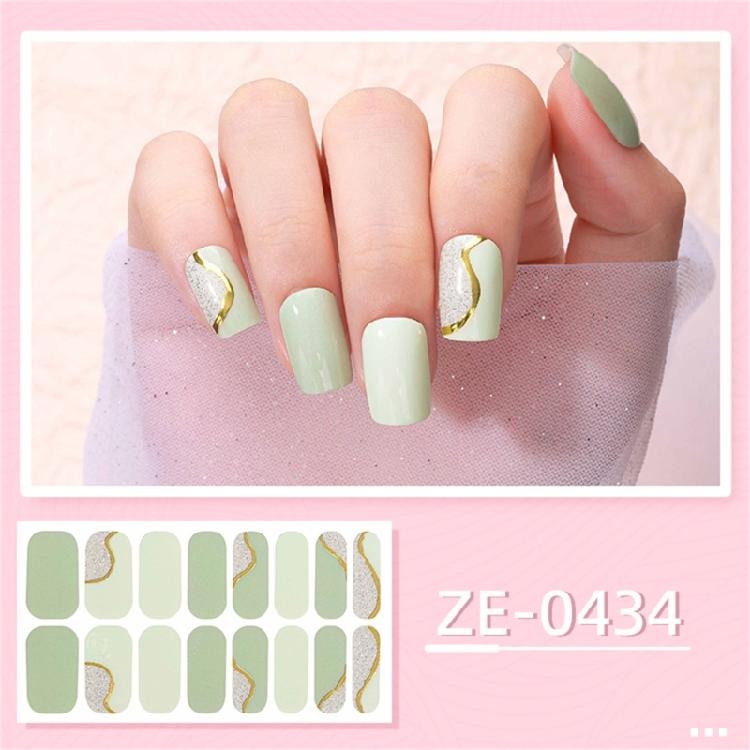 Selbstklebende Maniküre Dekoration Nagelstreifen Mode Nagelaufkleber für Frauen